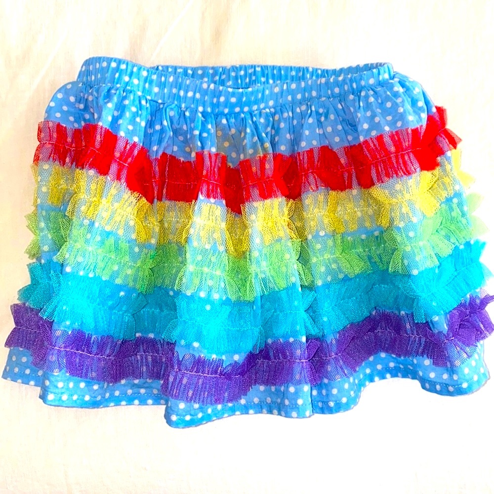🌈 Ruffle Polkadots skort!!